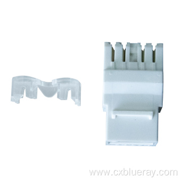 180 degree RJ45 short body keystone tooless jack 8P8C UTP cat6 Modular Jack